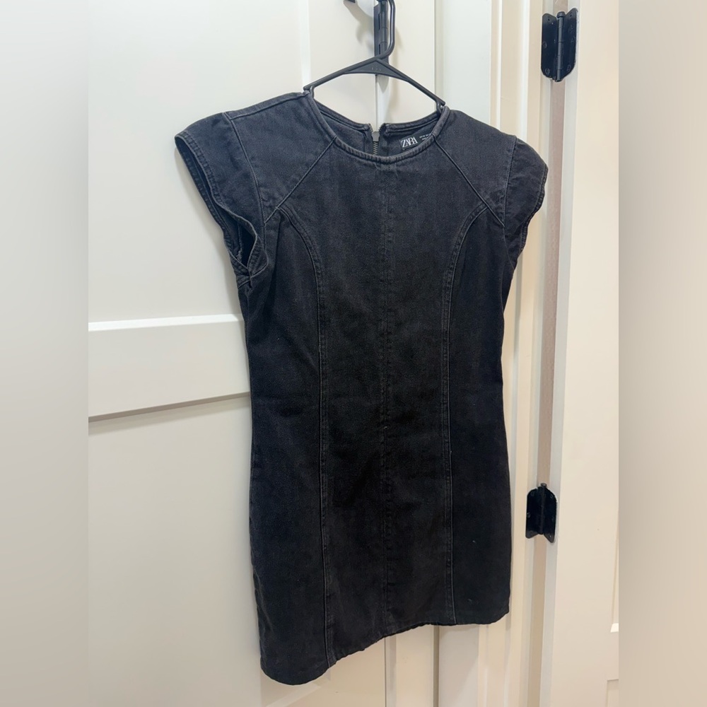 Zara denim mini dress
